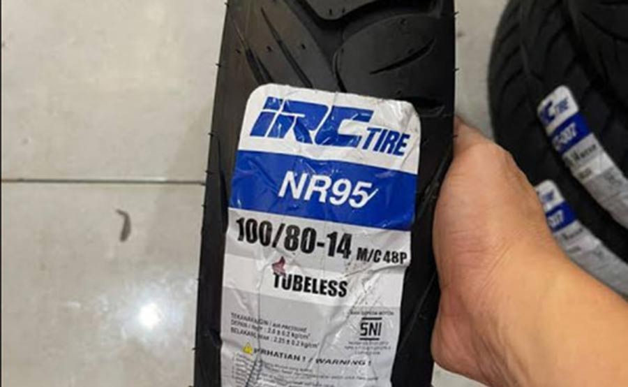 Harga ban irc 100 80 ring 14